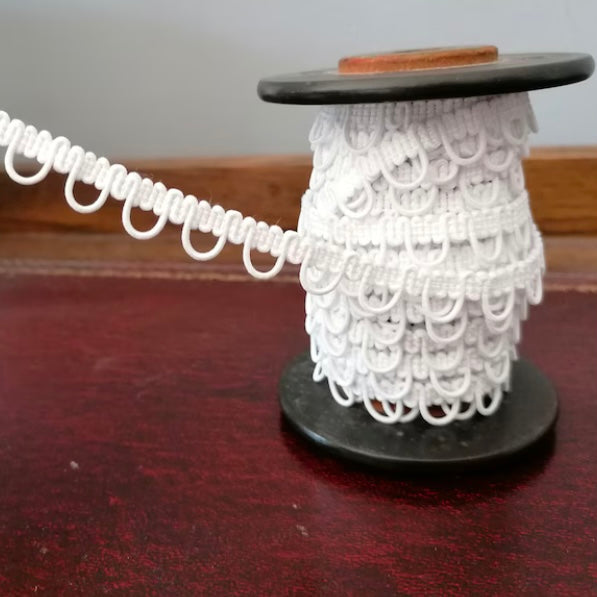 Ivory Bridal Button Looping Luxury Elastic Wedding Dress Buttonhole Loop