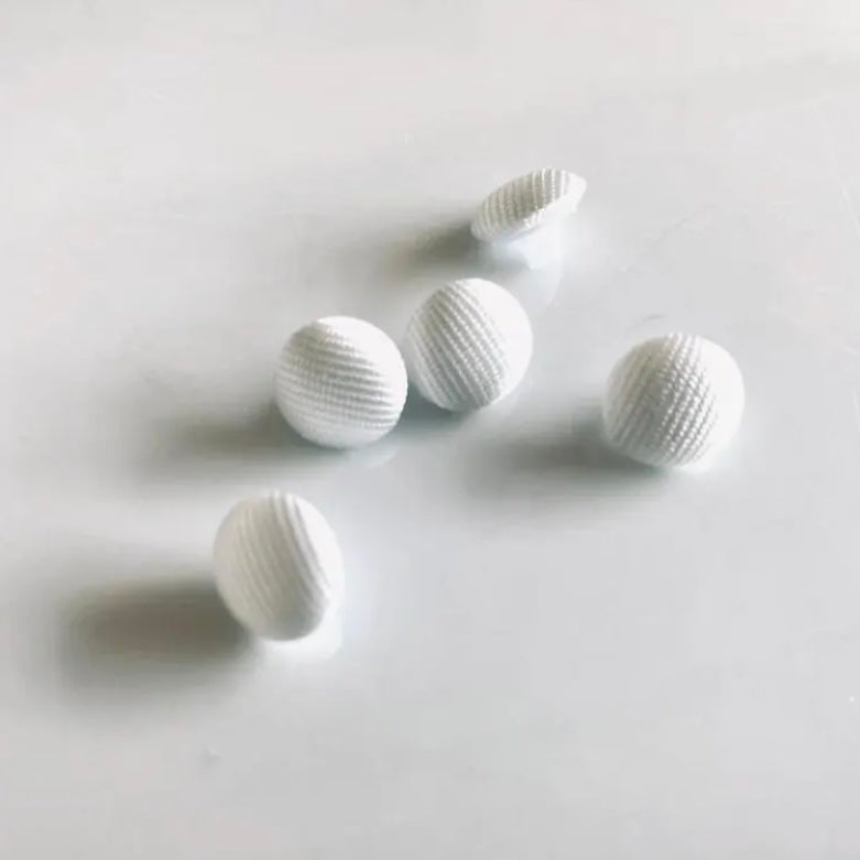 Ivory Mikado Wedding Dress Buttons Satin Twill Bridal Buttons