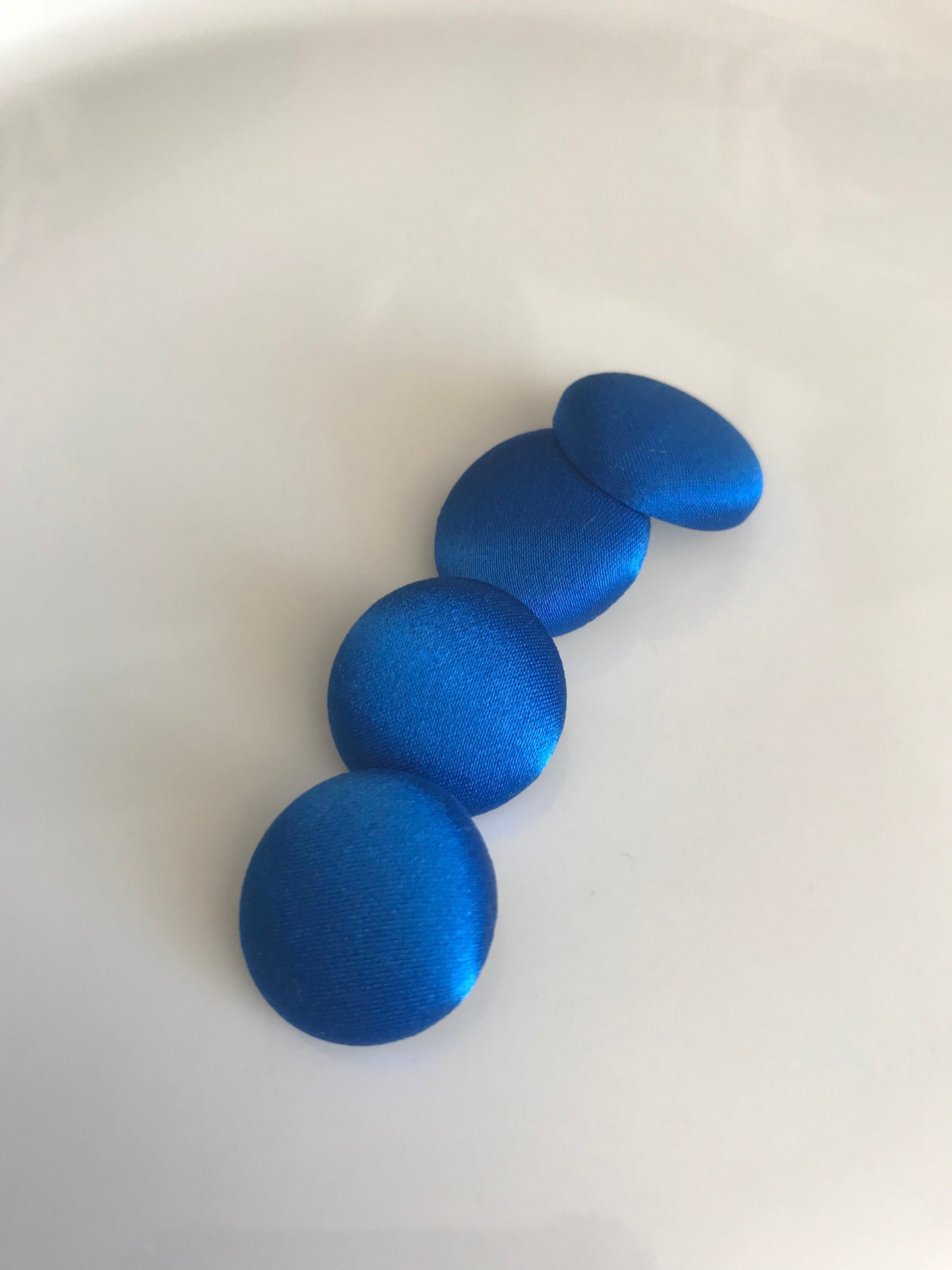 Royal Blue Silk Satin Tuxedo Buttons Silk Charmeuse Mens Suit Buttons