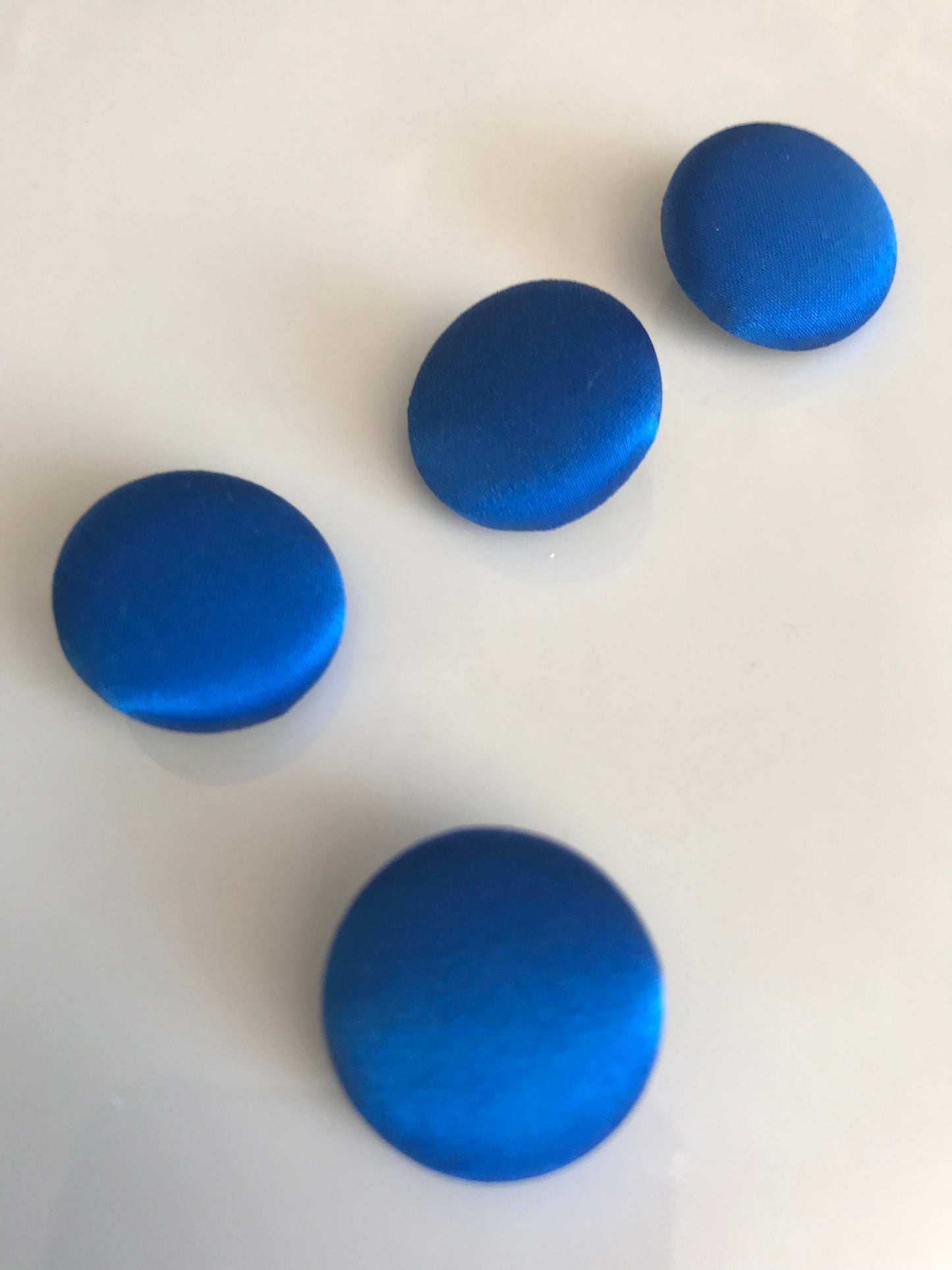 Royal Blue Silk Satin Tuxedo Buttons Silk Charmeuse Mens Suit Buttons