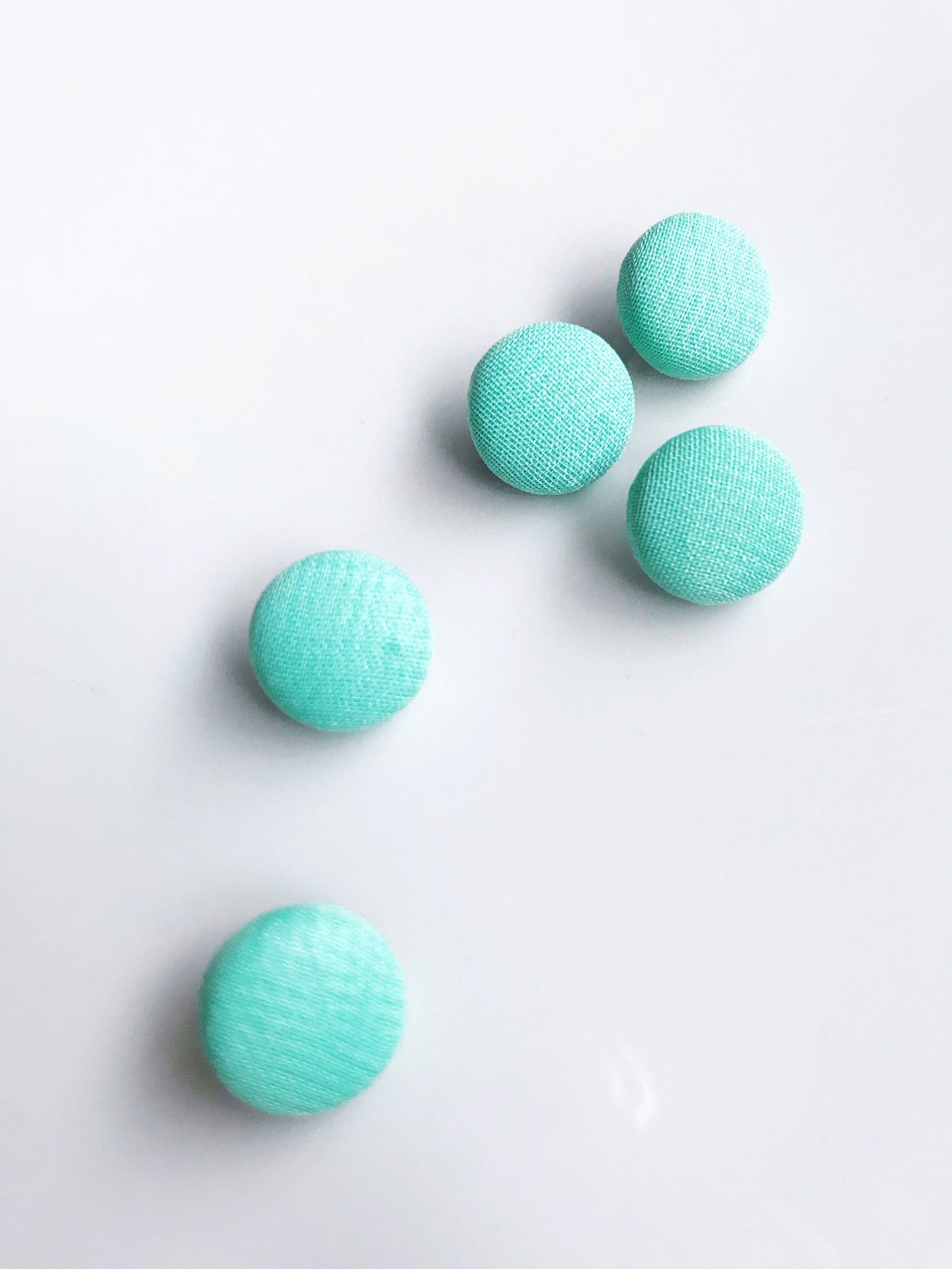 Chiffon Covered Mint Wedding Dress Buttons Silk Satin Bridal Buttons Silk Charmeuse