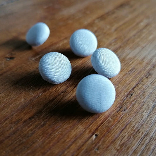 Ivory 100% Silk Crepe de Chine Wedding Dress Buttons Bridal Buttons Limited Edition