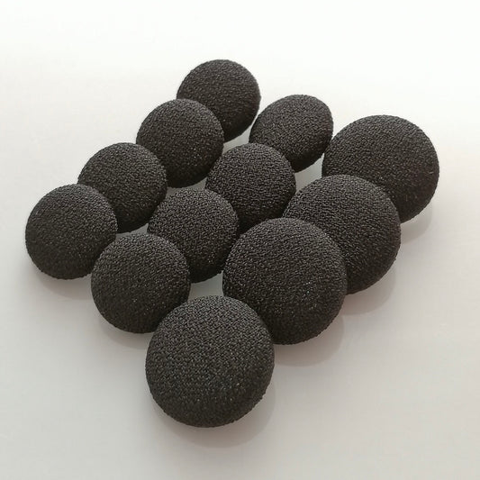Black Crepe Tuxedo Buttons Mens Suit Jacket and Sleeve Buttons Set
