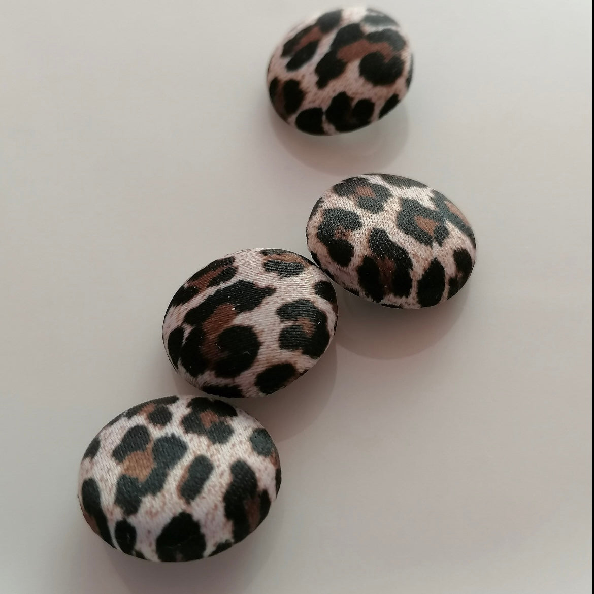 Leopard Print Satin Tuxedo Buttons Alternative Mens Suit Buttons