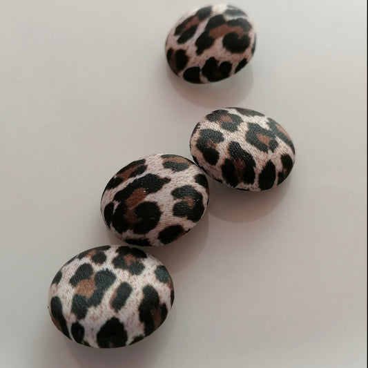 Leopard Print Satin Tuxedo Buttons Alternative Mens Suit Buttons