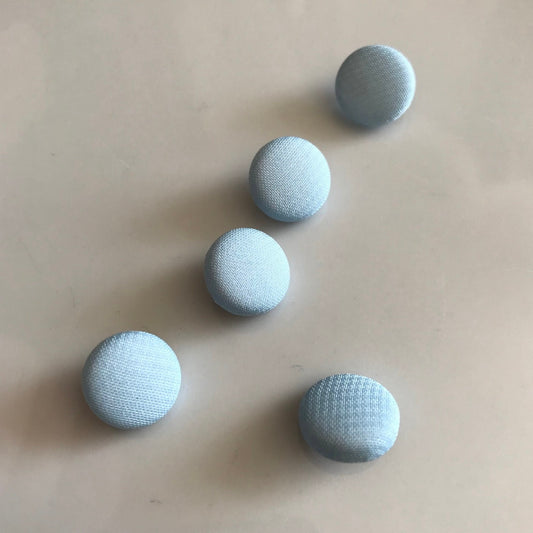 Chiffon Covered Pale Blue Wedding Dress Buttons Silk Satin Bridal Buttons Silk Charmeuse