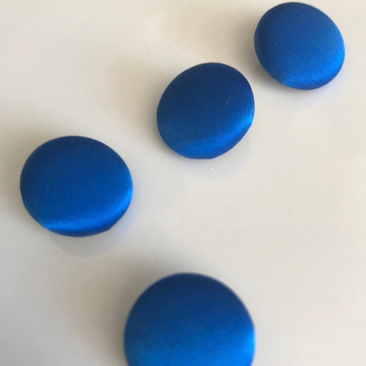 Royal Blue Silk Satin Tuxedo Buttons Silk Charmeuse Mens Suit Buttons