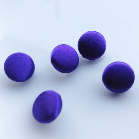 Violet Purple Wedding Dress Buttons Silk Satin Bridal Buttons Silk Charmeuse