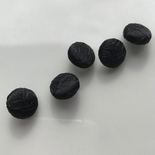 Lace Covered Black Wedding Dress Buttons Silk Satin Bridal Buttons Silk Charmeuse