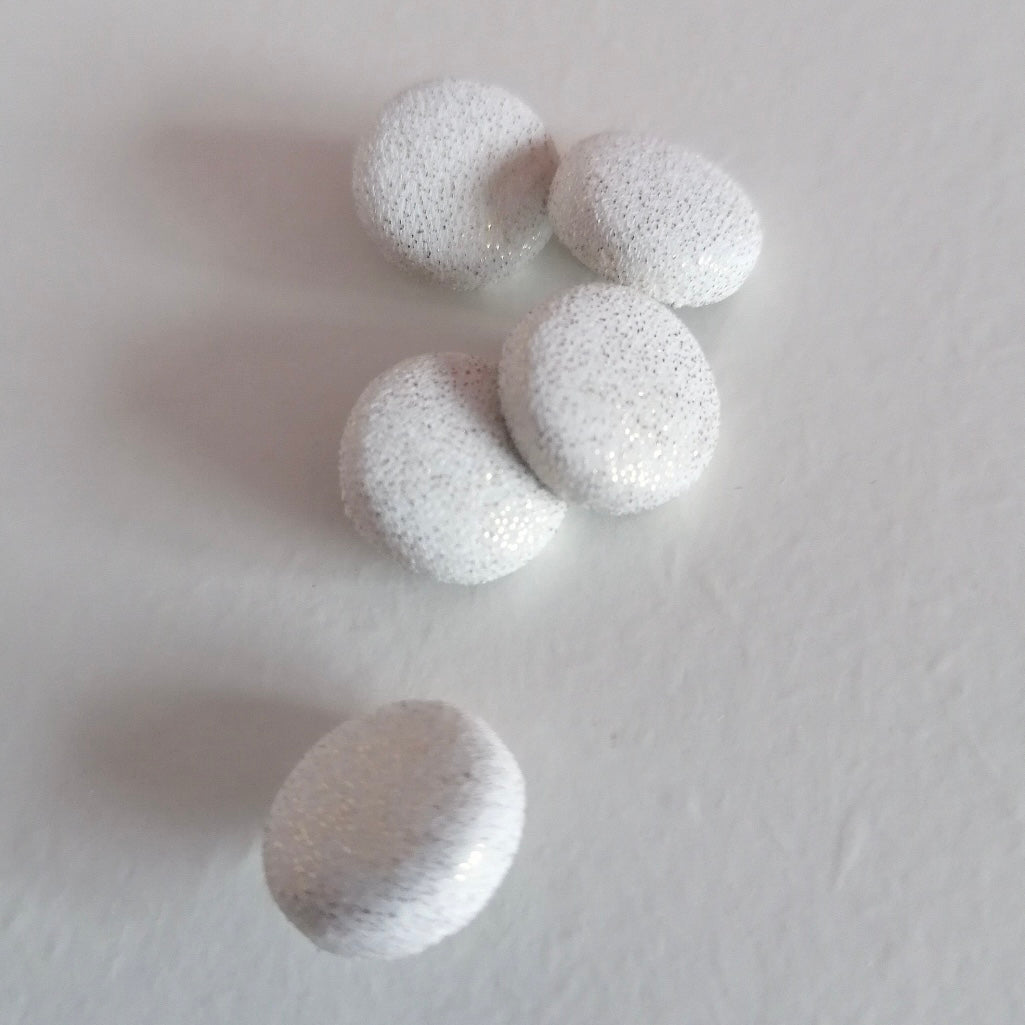 Gold Flecked Ivory Crepe Wedding Dress Buttons Metallic Bridal Buttons Limited Edition