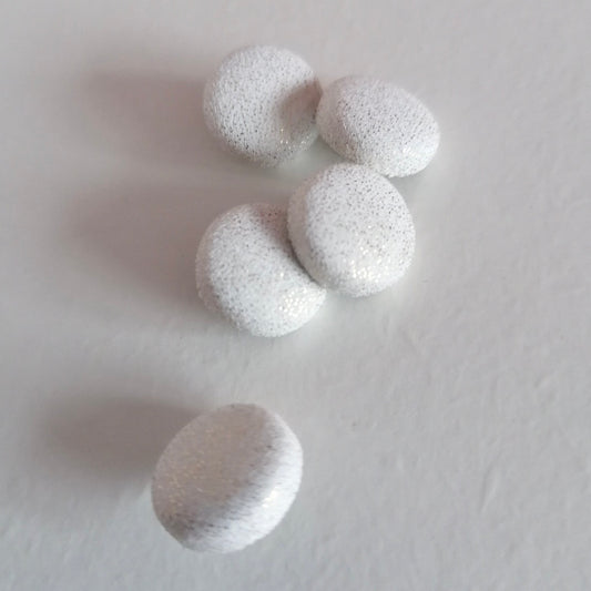Gold Flecked Ivory Crepe Wedding Dress Buttons Metallic Bridal Buttons Limited Edition