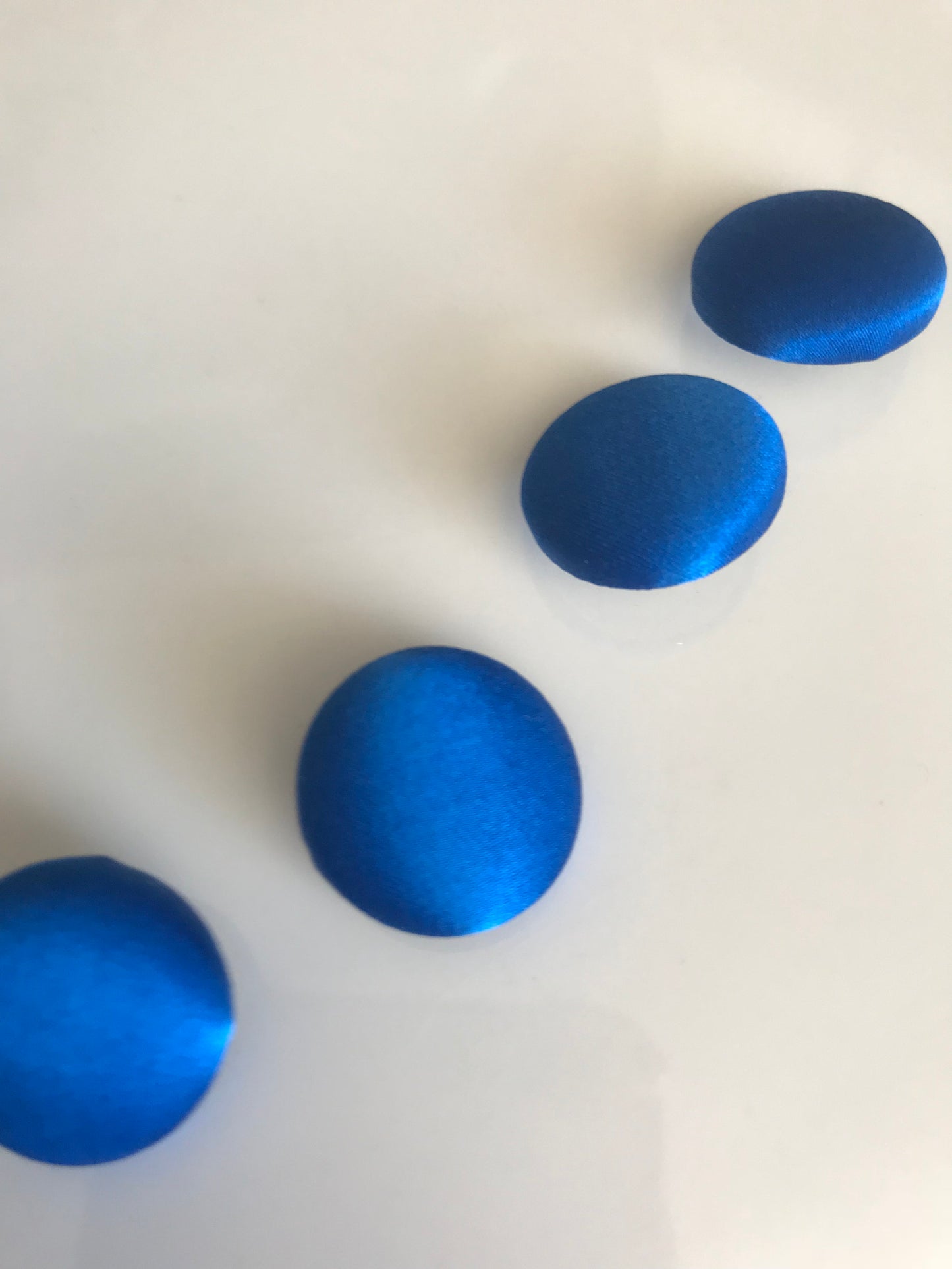 Royal Blue Silk Satin Tuxedo Buttons Silk Charmeuse Mens Suit Buttons