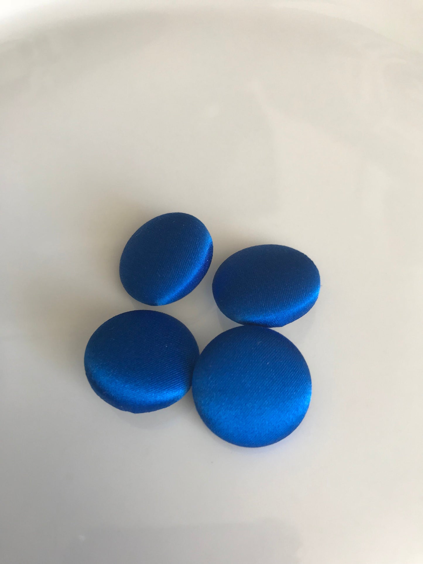Royal Blue Silk Satin Tuxedo Buttons Silk Charmeuse Mens Suit Buttons