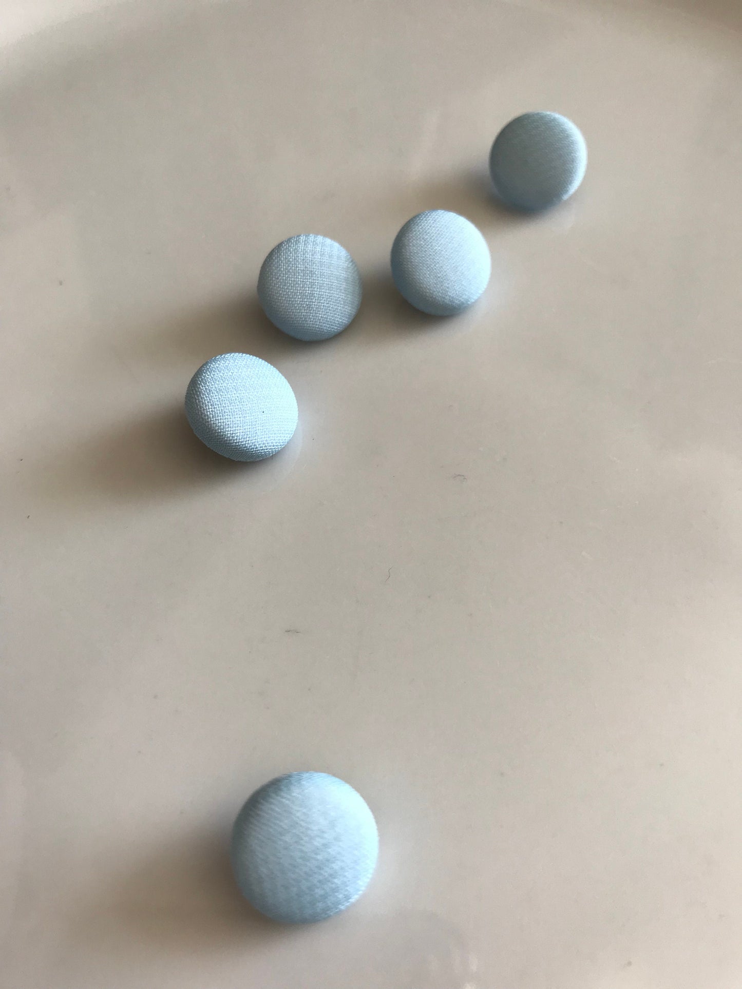 Chiffon Covered Pale Blue Wedding Dress Buttons Silk Satin Bridal Buttons Silk Charmeuse