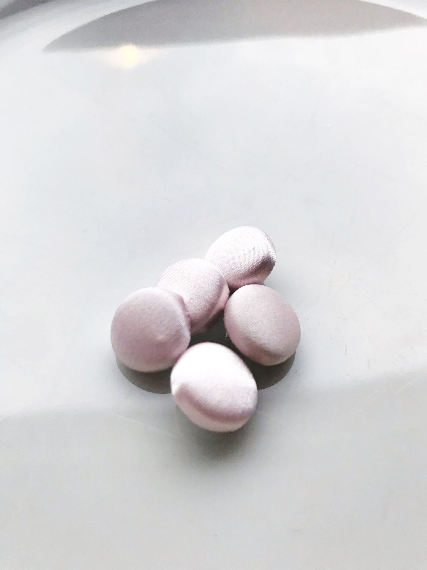 Rosewater Pink Wedding Dress Buttons 100% Silk Satin Bridal Buttons Silk Charmeuse
