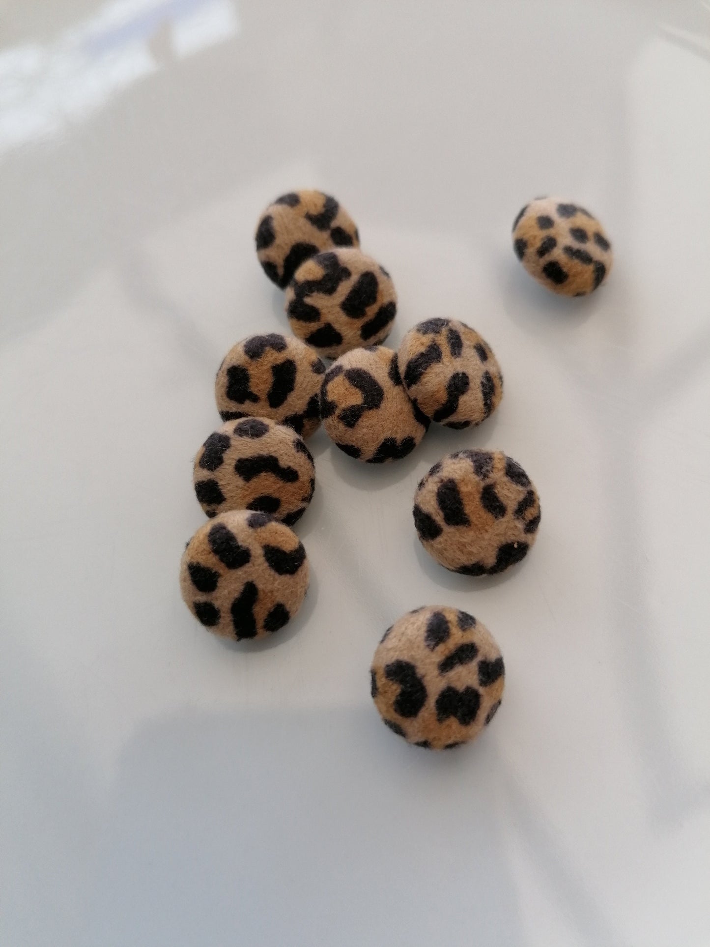 Leopard Print Wedding Dress Buttons Faux Suede Bridal Buttons Animal Print Alternative Bride