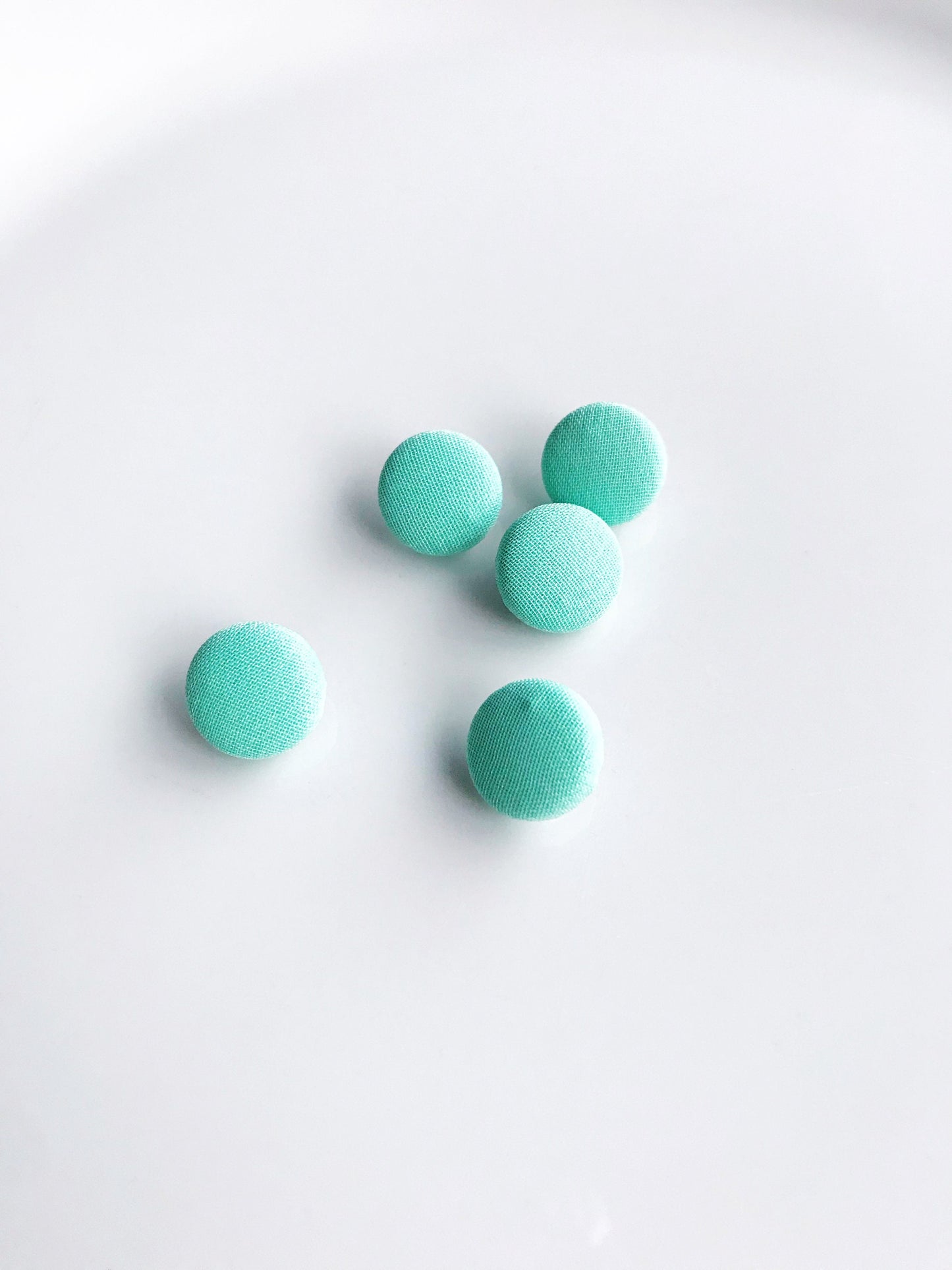 Chiffon Covered Mint Wedding Dress Buttons Silk Satin Bridal Buttons Silk Charmeuse