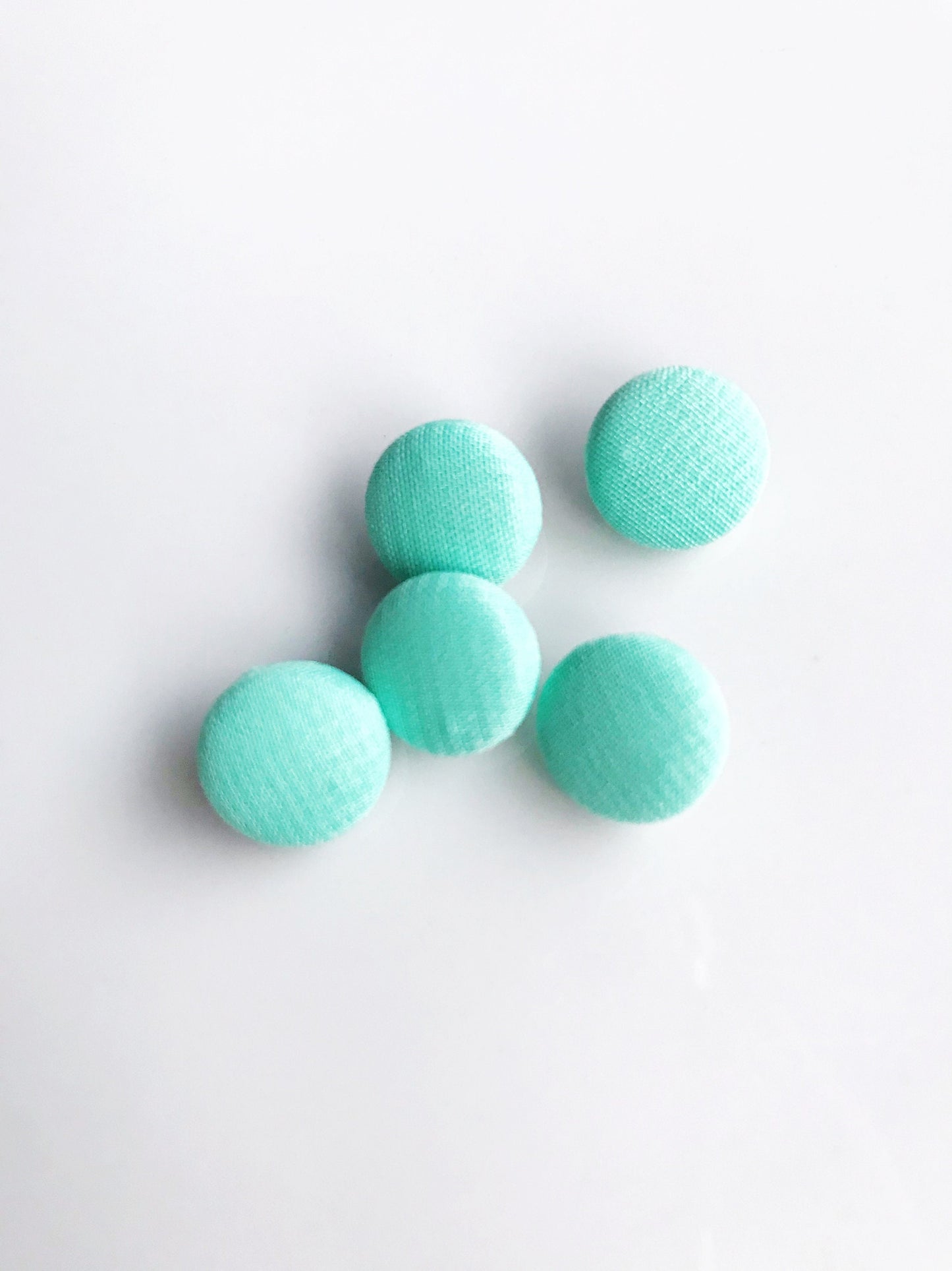 Chiffon Covered Mint Wedding Dress Buttons Silk Satin Bridal Buttons Silk Charmeuse