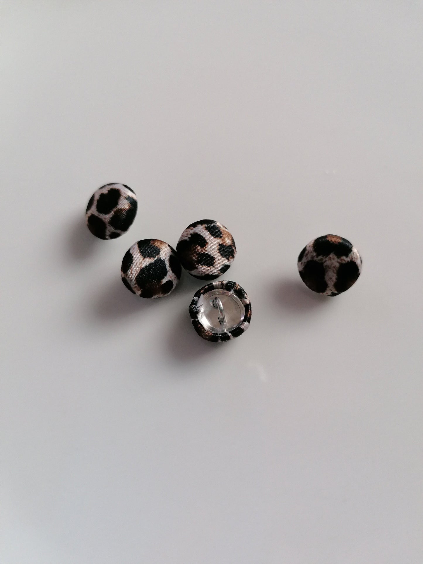Leopard Print Wedding Dress Buttons Satin Bridal Buttons Animal Print Alternative Bride