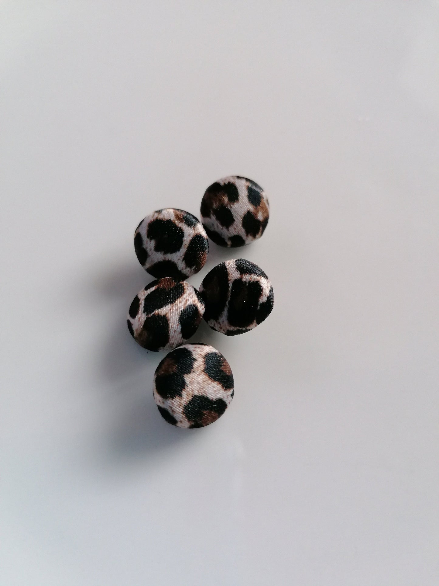 Leopard Print Wedding Dress Buttons Satin Bridal Buttons Animal Print Alternative Bride
