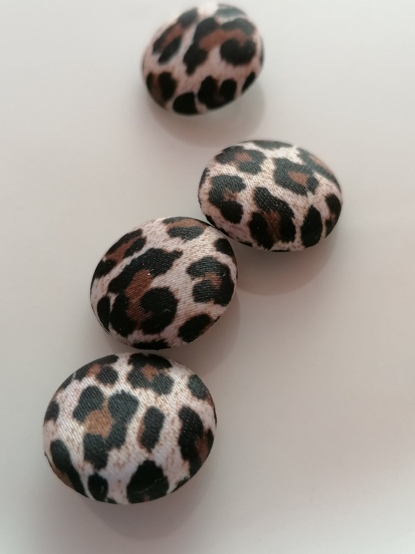 Leopard Print Satin Tuxedo Buttons Alternative Mens Suit Buttons