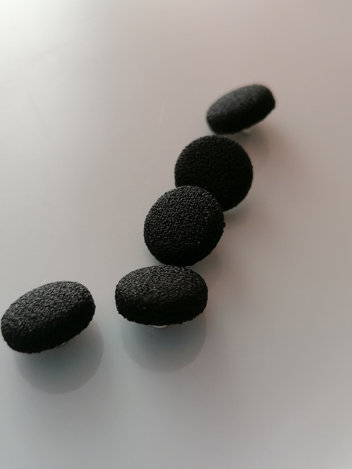Black Crepe Wedding Dress Buttons Bridal Buttons