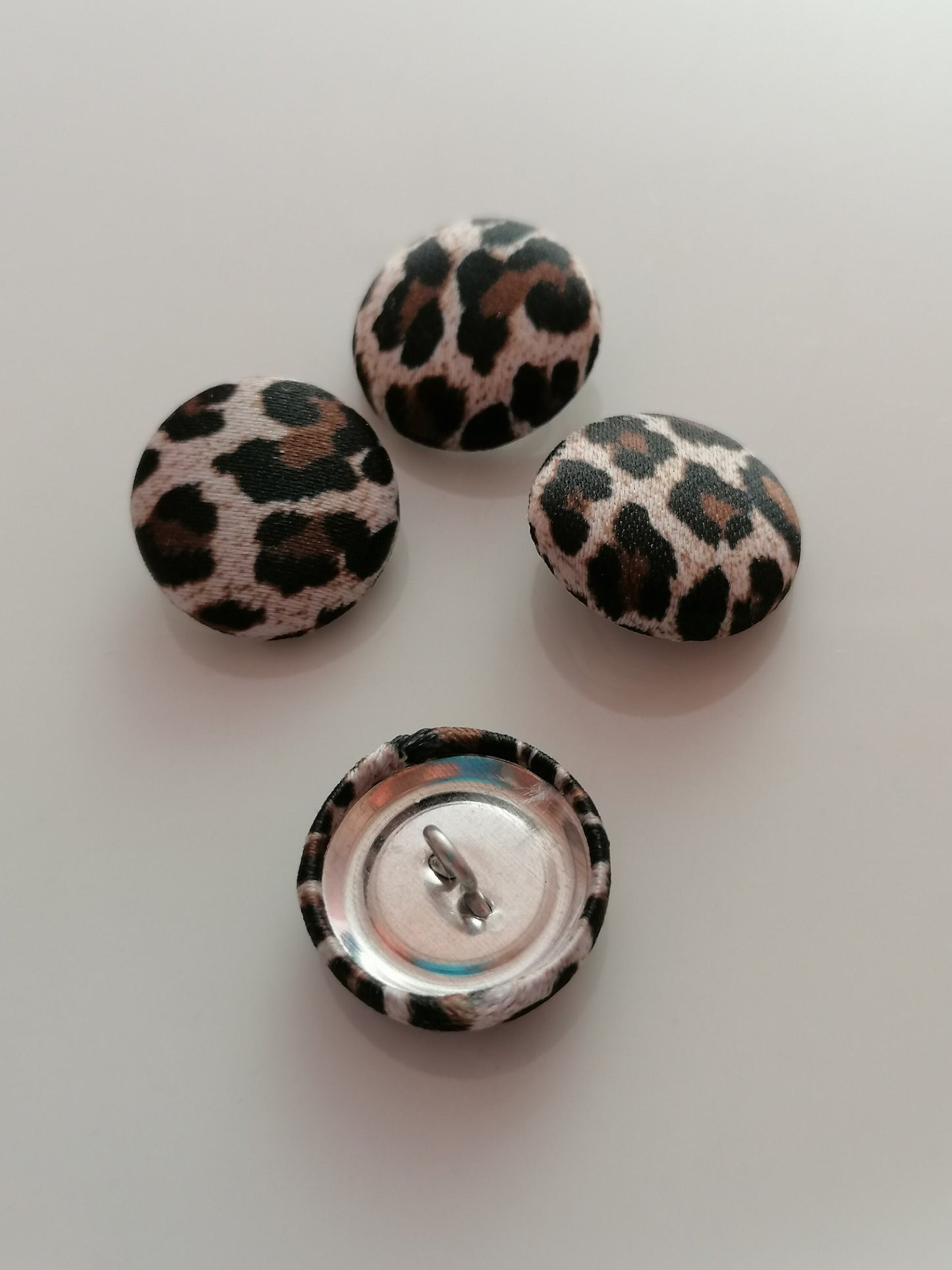 Leopard Print Satin Tuxedo Buttons Alternative Mens Suit Buttons