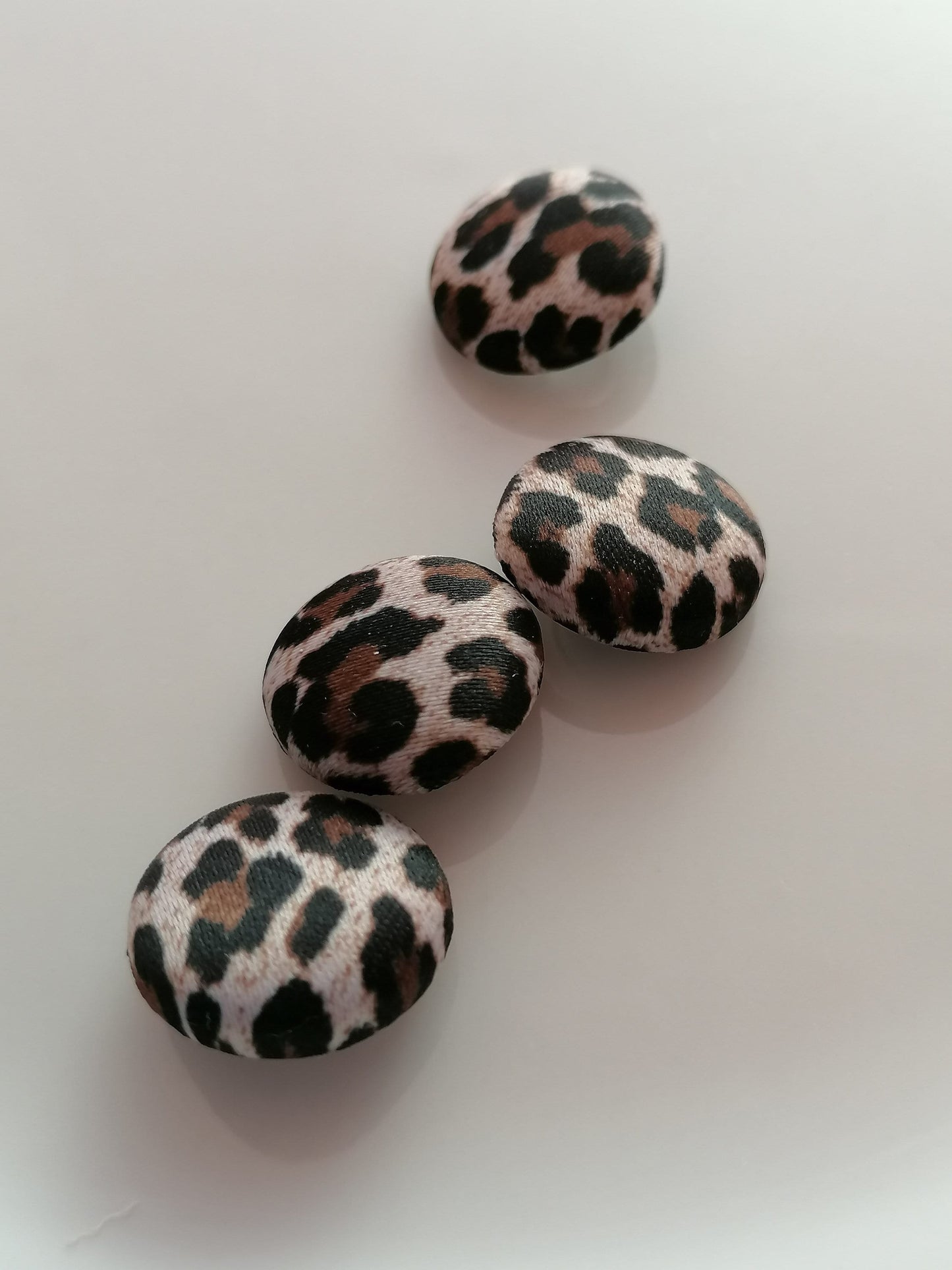 Leopard Print Satin Tuxedo Buttons Alternative Mens Suit Buttons