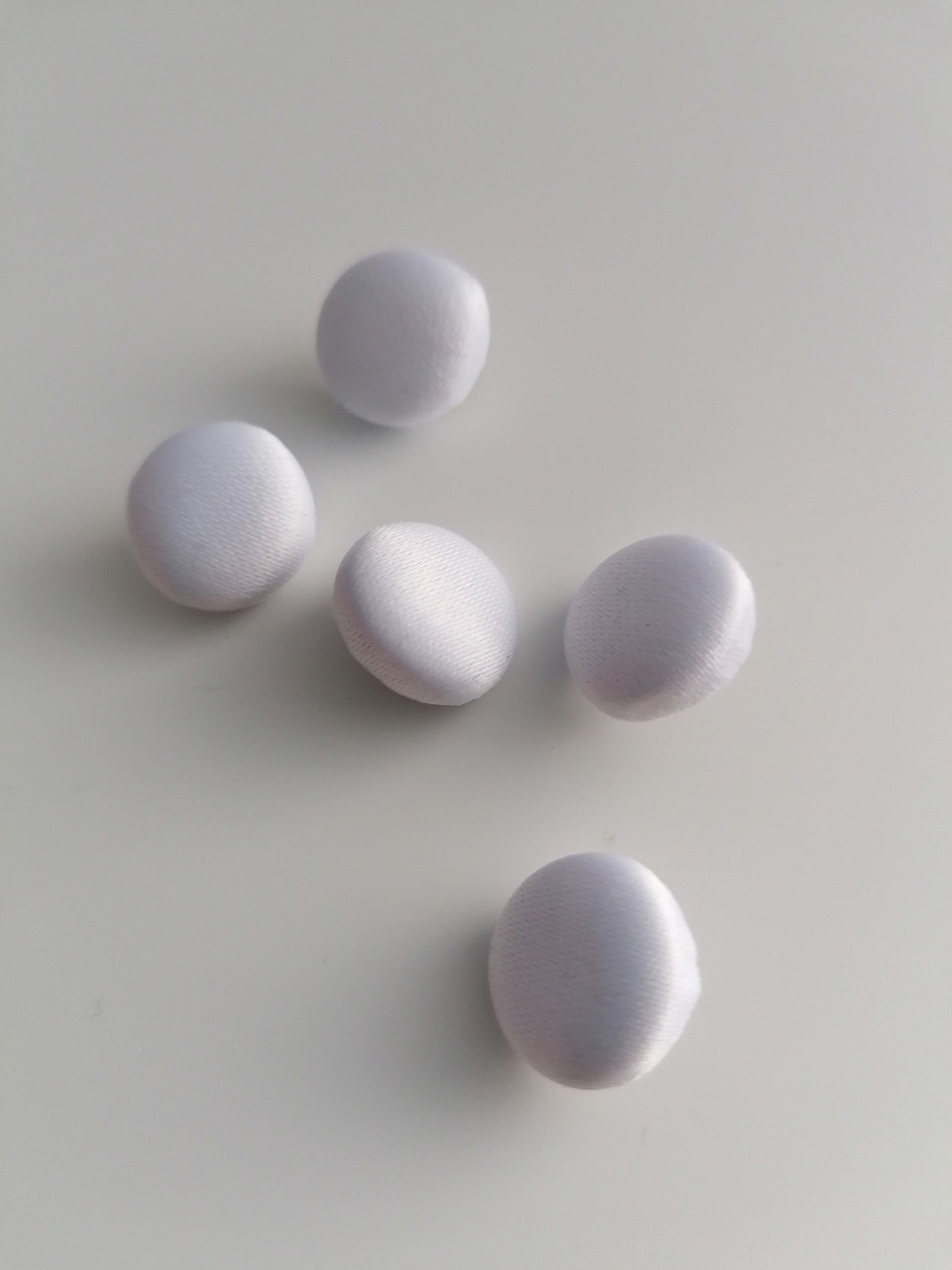 White Wedding Dress Buttons Duchess Satin Bridal Buttons