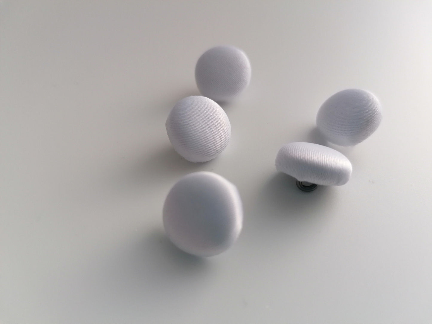 White Wedding Dress Buttons Duchess Satin Bridal Buttons