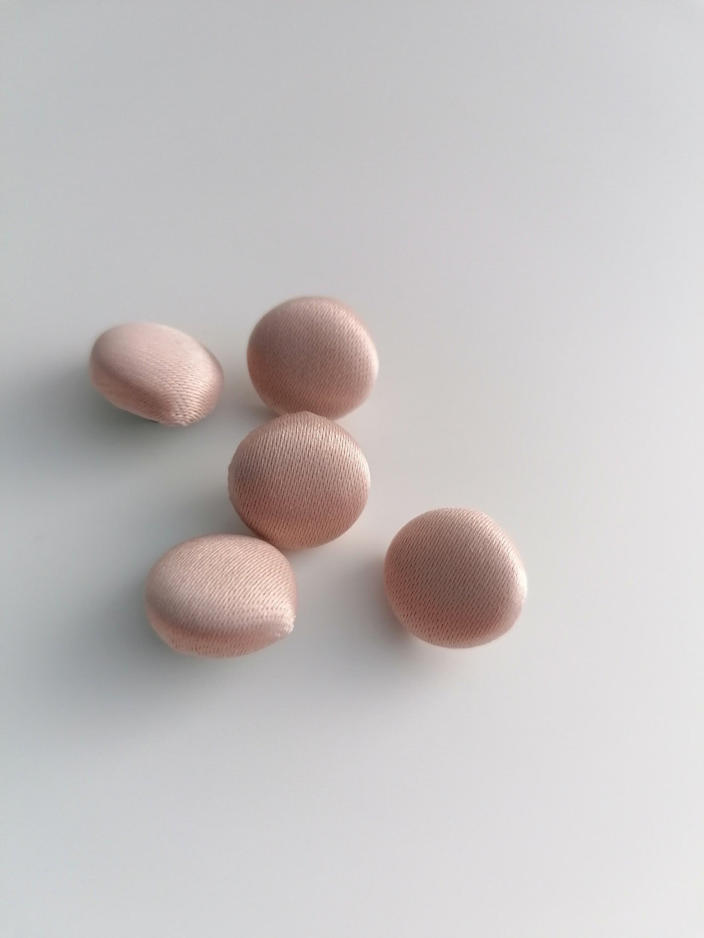 Blush Wedding Dress Buttons Duchess Satin Bridal Buttons