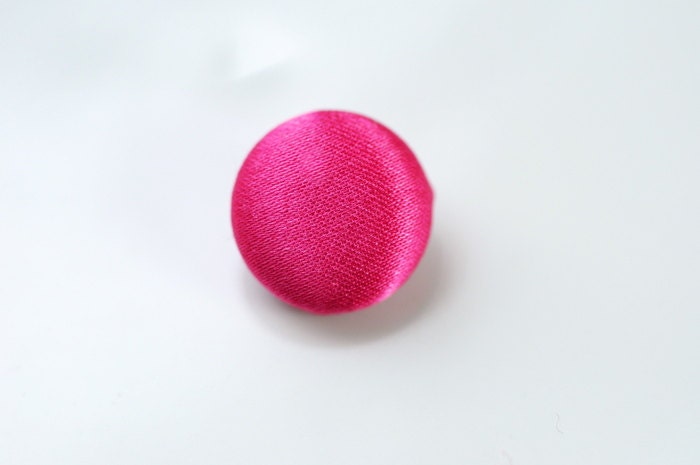 Hot Cerise Pink Wedding Dress Buttons 100% Silk Satin Bridal Buttons Silk Charmeuse