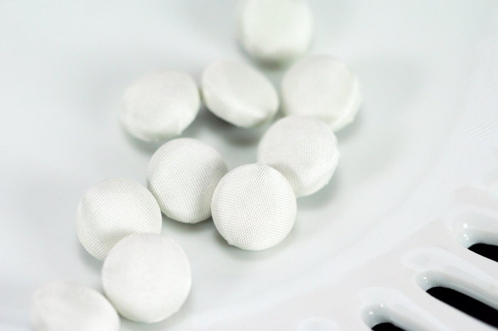 Ivory Taffeta Bridal Buttons