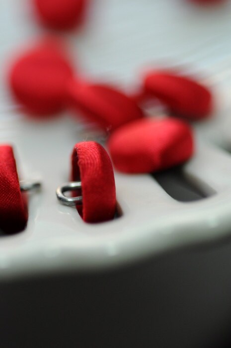 Red Wedding Dress Buttons 100% Silk Satin Bridal Buttons Silk Charmeuse