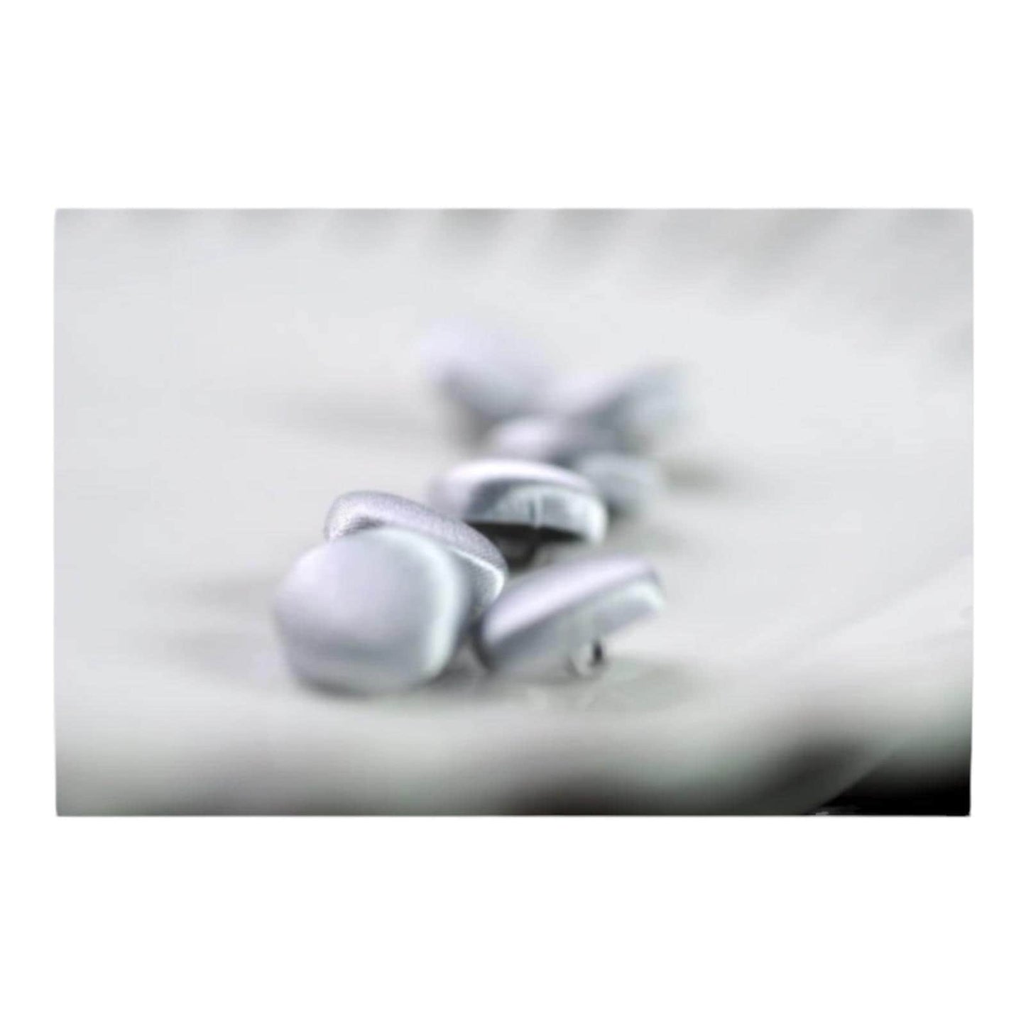 Silver Grey Wedding Dress Buttons 100% Silk Satin Bridal Buttons Silk Charmeuse