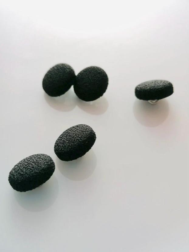 Black Crepe Wedding Dress Buttons Bridal Buttons