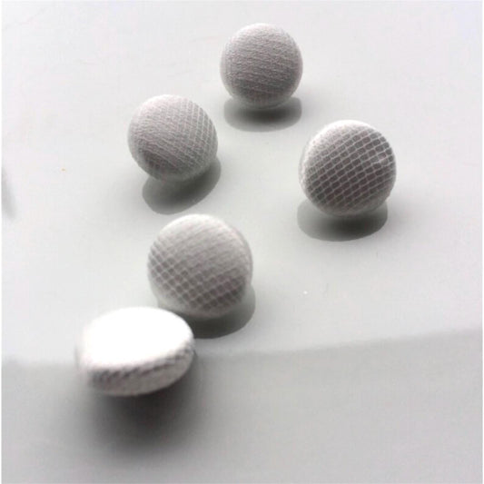 Tulle Covered Ivory Wedding Dress Buttons Silk Satin Bridal Buttons Silk Charmeuse
